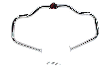V-Twin Chrome Front Turn Signal Highway Bar for Harley Davidson FLT Models (Part No. 21047)