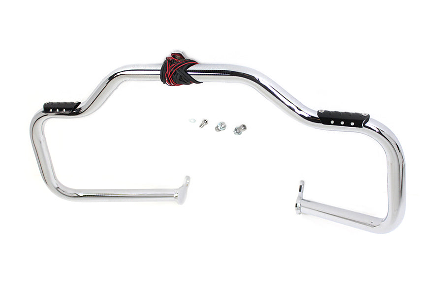 V-Twin Chrome Front Turn Signal Highway Bar for Harley Davidson FLT Models (Part No. 21047)