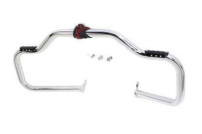V-Twin Chrome Front Turn Signal Highway Bar for Harley Davidson FLT Models (Part No. 21047)
