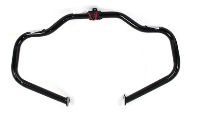 V-Twin 21047B Black Front Turn Signal Highway Bar for Harley Davidson FLT