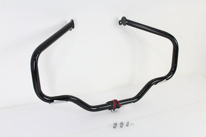 V-Twin 21047B Black Front Turn Signal Highway Bar for Harley Davidson FLT