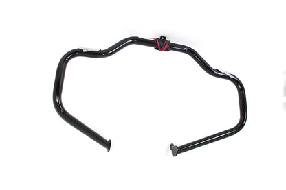 V-Twin 21047B Black Front Turn Signal Highway Bar for Harley Davidson FLT