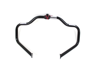 V-Twin 21047B Black Front Turn Signal Highway Bar for Harley Davidson FLT