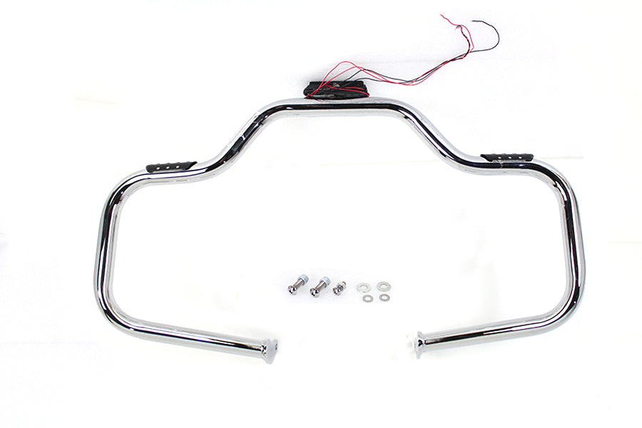 V-Twin Chrome Front Turn Signal Highway Bar for Harley Davidson FLST (Part #21048)