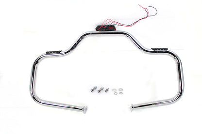 V-Twin Chrome Front Turn Signal Highway Bar for Harley Davidson FLST (Part #21048)