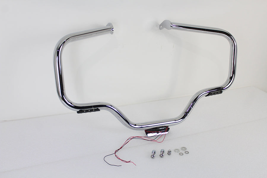 V-Twin Chrome Front Turn Signal Highway Bar for Harley Davidson FLST (Part #21048)