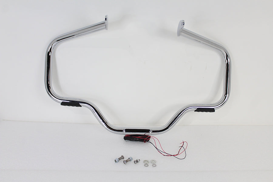 V-Twin Chrome Front Turn Signal Highway Bar for Harley Davidson FLST (Part #21048)