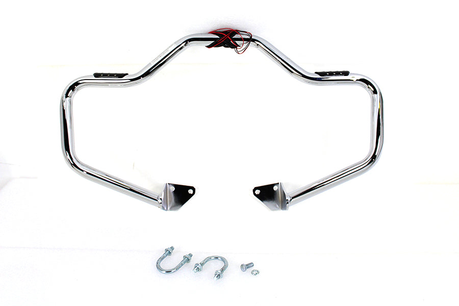 V-Twin Chrome Front Turn Signal Highway Bar for Harley Davidson FXD (2006-2015)
