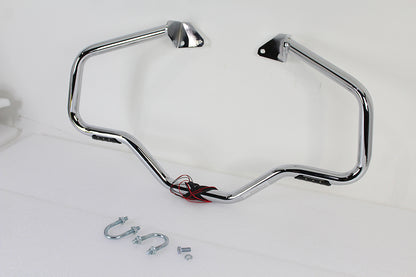 V-Twin Chrome Front Turn Signal Highway Bar for Harley Davidson FXD (2006-2015)