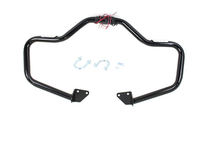 V-Twin Black Front Turn Signal Highway Bar for Harley Davidson FXD (2006-2015)