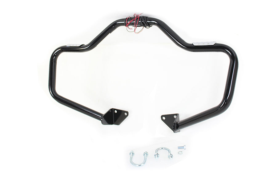 V-Twin Black Front Turn Signal Highway Bar for Harley Davidson FXD (2006-2015)