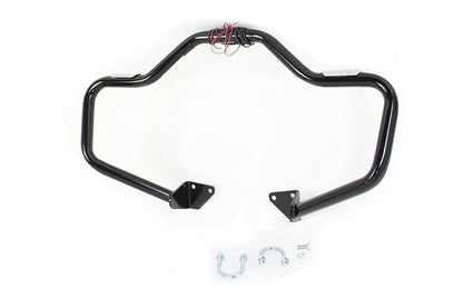 V-Twin Black Front Turn Signal Highway Bar for Harley Davidson FXD (2006-2015)