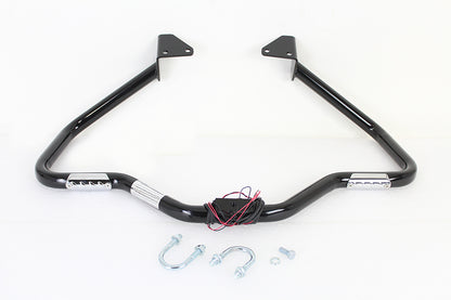 V-Twin Black Front Turn Signal Highway Bar for Harley Davidson FXD (2006-2015)