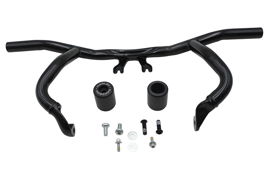 OE Flat Out Engine Bar Gloss Black for Harley Davidson FLT Models