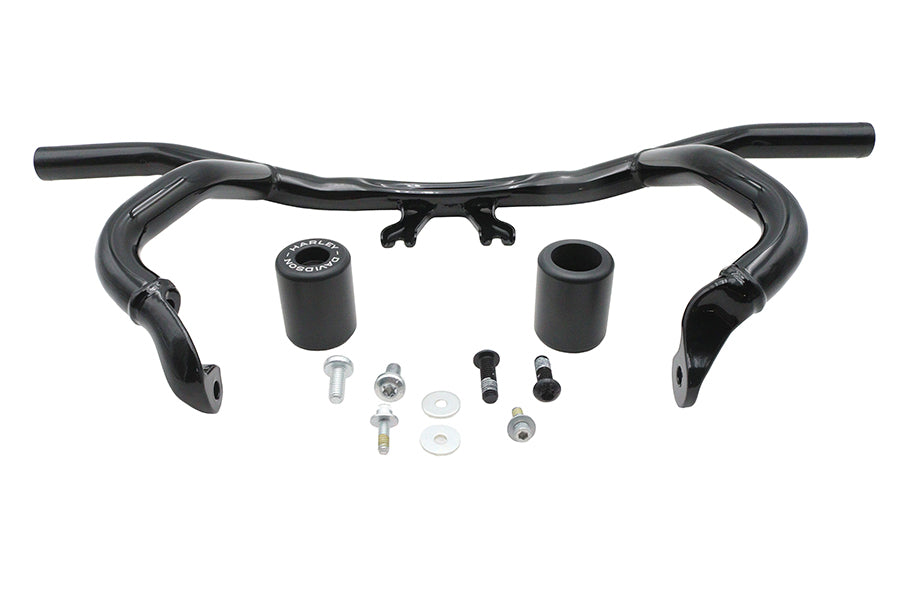 OE Flat Out Engine Bar Gloss Black for Harley Davidson FLT Models