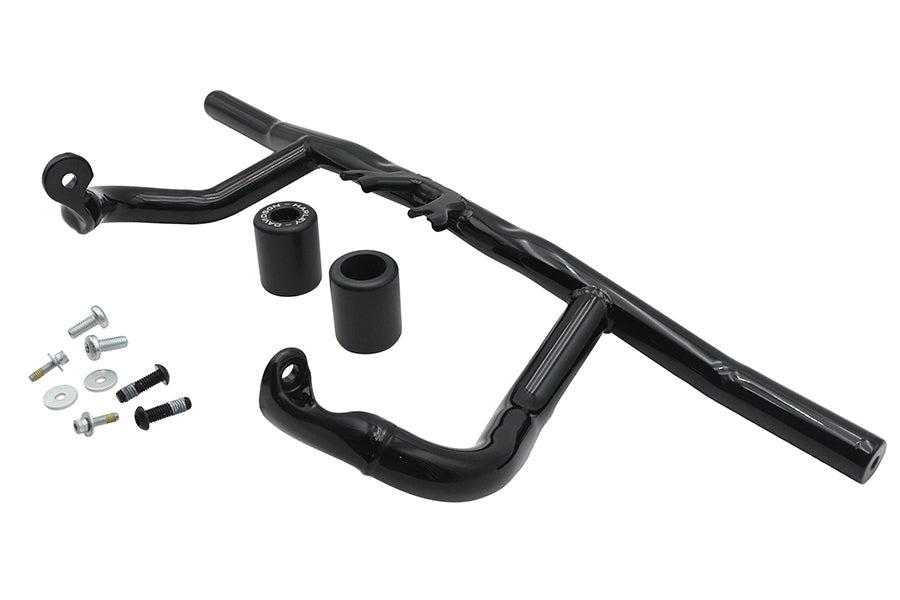OE Flat Out Engine Bar Gloss Black for Harley Davidson FLT Models