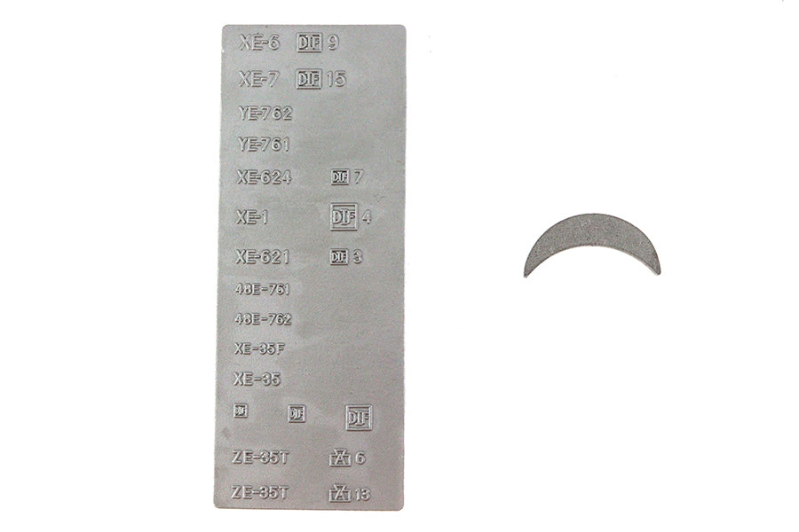 V-Twin Forging Number Plate with Neck Extension Set for Harley Davidson 1947 FL & EL
