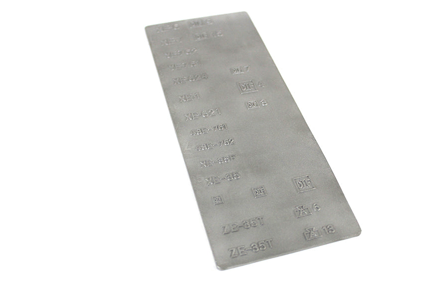 V-Twin Rigid Frame Forging Hallmark Plate for Harley Davidson Custom 1936-1945