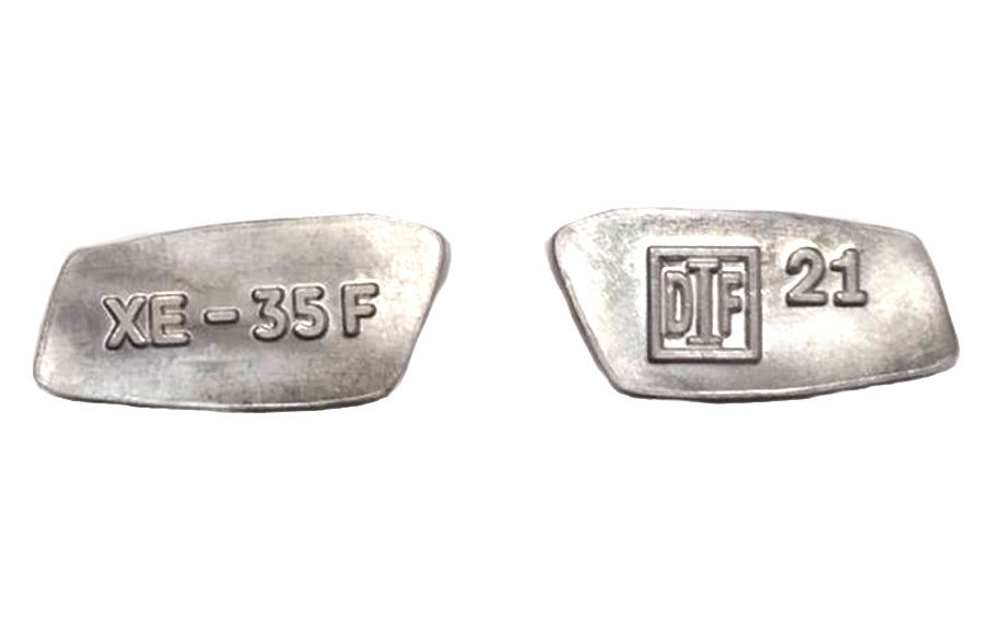 V-Twin 1948-1957 Neck Hallmark Number Plate Set for Harley Davidson FL Models