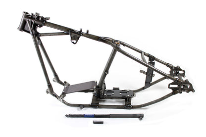 V-Twin Replica Retro Straight Leg Rigid 30 Rake Frame with Transmission Mount Plate