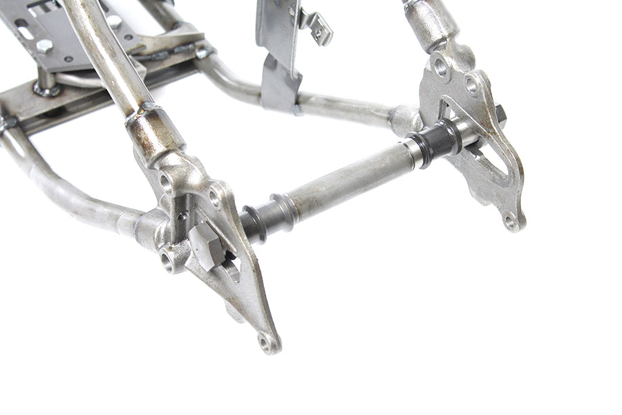 V-Twin Replica Retro Straight Leg Rigid 30 Rake Frame with Transmission Mount Plate