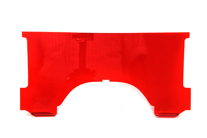 National Cycle 23011 Adjustable Windshield Red Lower for Harley Davidson FLH Models