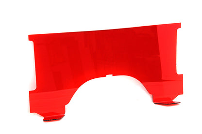 National Cycle 23011 Adjustable Windshield Red Lower for Harley Davidson FLH Models