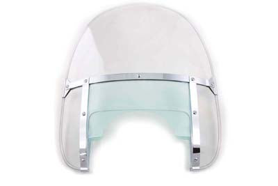 V-Twin Replica Clear Beaded Windshield for Harley Davidson FLH (1960-1969)