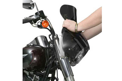National Cycle Wave Q R Windshield with Dark Tint for Harley Davidson FLST and FLS Models