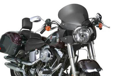 National Cycle Wave Q R Windshield with Dark Tint for Harley Davidson FLST and FLS Models