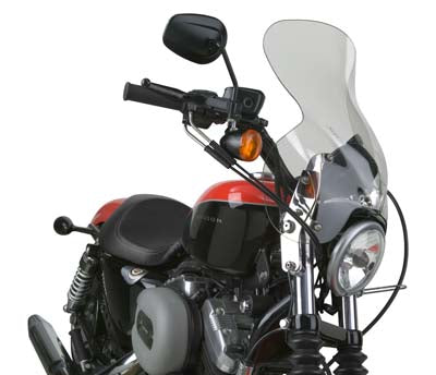 National Cycle Wave Q R Windshield with Dark Tint for Harley Davidson XL (Part N21610)