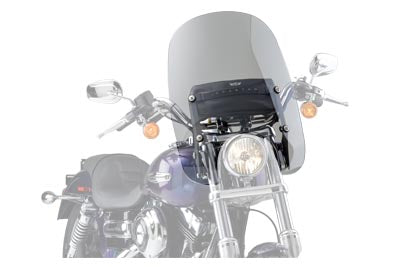 National Cycle Spartan Quick Release Windshield Clear for Harley Davidson FXD (2006-2015)