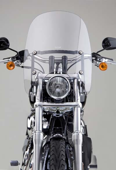 National Cycle Spartan Quick Release Windshield Clear for Harley Davidson FXD 2006-2015
