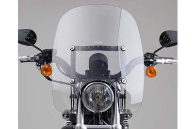National Cycle Spartan Quick Release Windshield Clear for Harley Davidson XL (1996-2005)