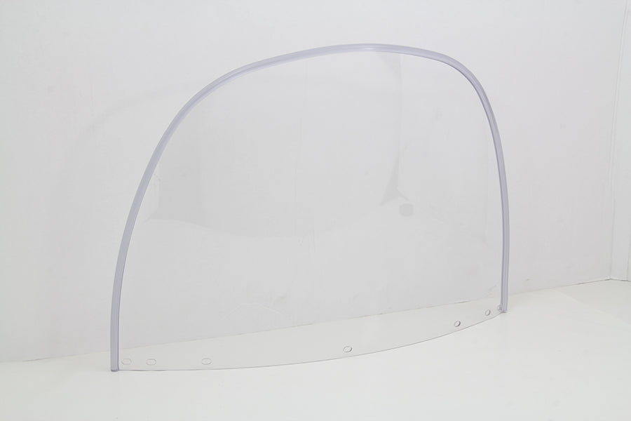 National Cycle Beaded Windshield Top for Harley Davidson FL Models - Replacement Beaded Windshield with 7-Bolt Pattern