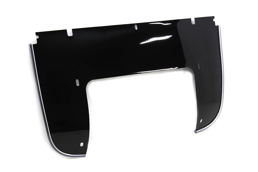 National Cycle Beaded Lower Windshield Black for Harley Davidson FL (1960-1969)