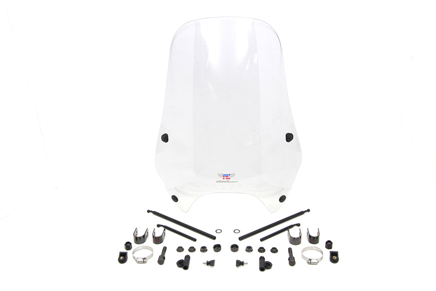 National Cycle N25000 Streetshield Clear Windshield for Harley Davidson FXST (1984-2001)
