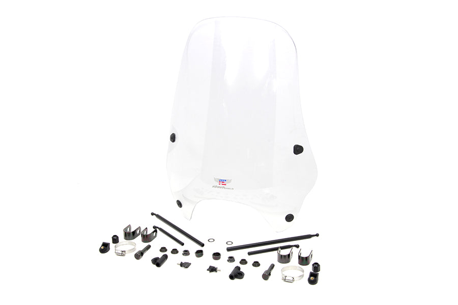 National Cycle N25000 Streetshield Clear Windshield for Harley Davidson FXST (1984-2001)