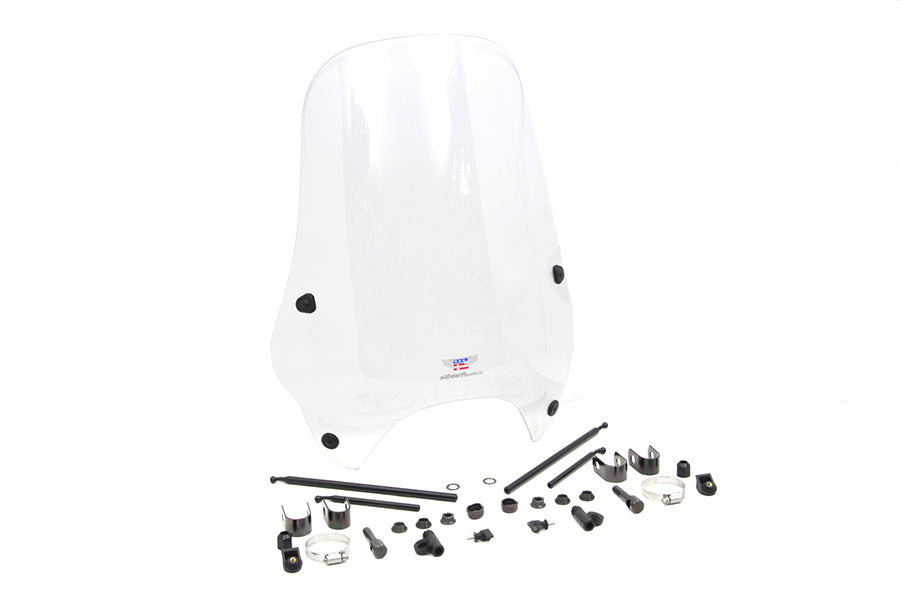 National Cycle N25000 Streetshield Clear Windshield for Harley Davidson FXST (1984-2001)