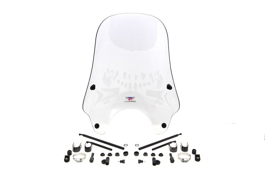 National Cycle N25000 Streetshield Clear Windshield for Harley Davidson FXST (1984-2001)