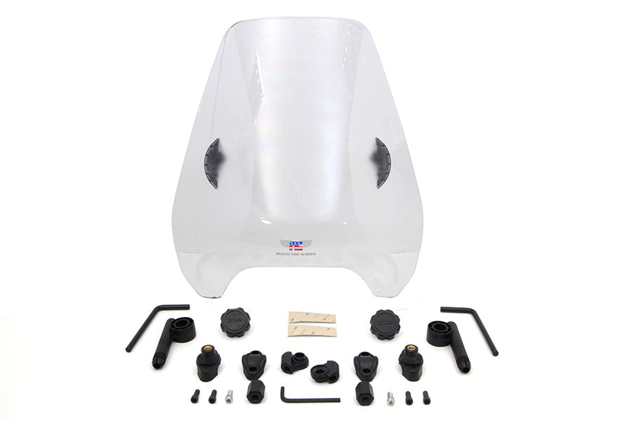 National Cycle N25042 Clear Deflector Windshield for Harley Davidson FXST Models