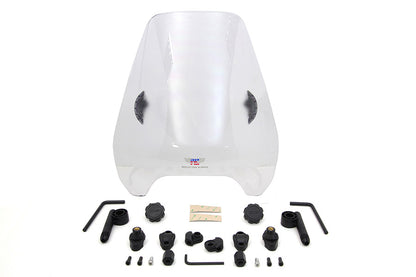 National Cycle N25042 Clear Deflector Windshield for Harley Davidson FXST Models
