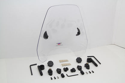 National Cycle N25042 Clear Deflector Windshield for Harley Davidson FXST Models