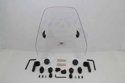 National Cycle N25042 Clear Deflector Windshield for Harley Davidson FXST Models
