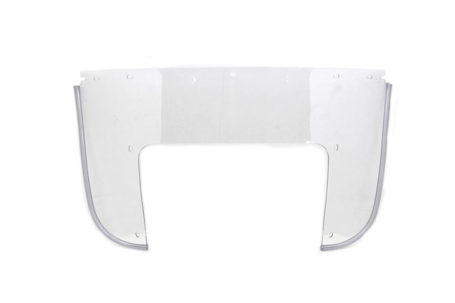 National Cycle Beaded Lower Windshield Clear for Harley Davidson FL Models