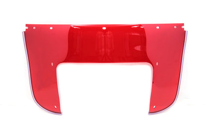 National Cycle Beaded Lower Windshield Red for Harley Davidson FL (1960-1969)
