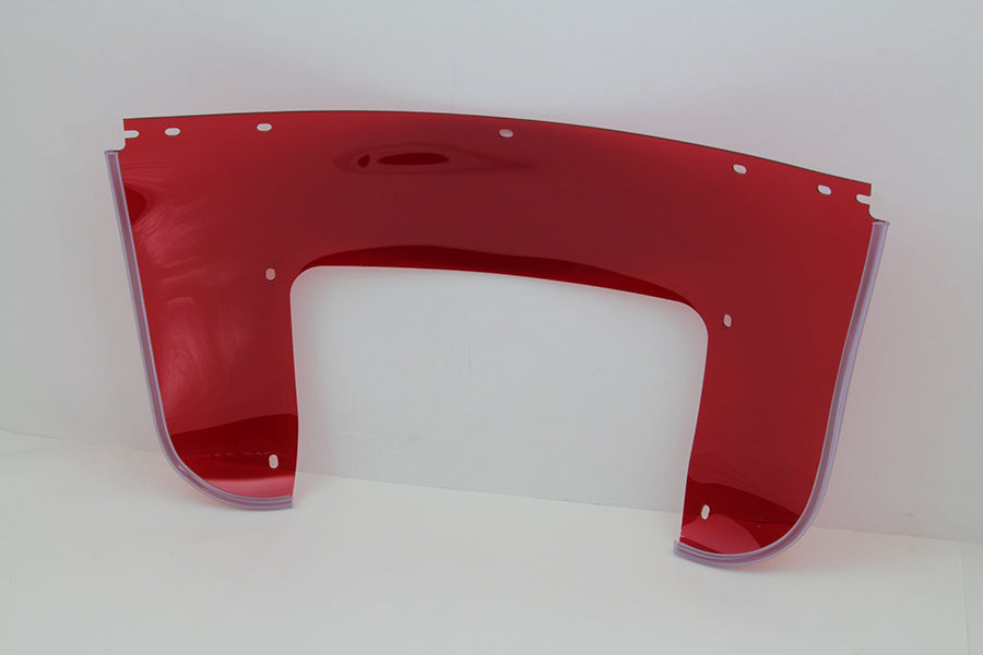 National Cycle Beaded Lower Windshield Red for Harley Davidson FL (1960-1969)
