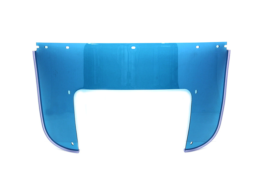 National Cycle Beaded Lower Windshield Blue for Harley Davidson FL Models