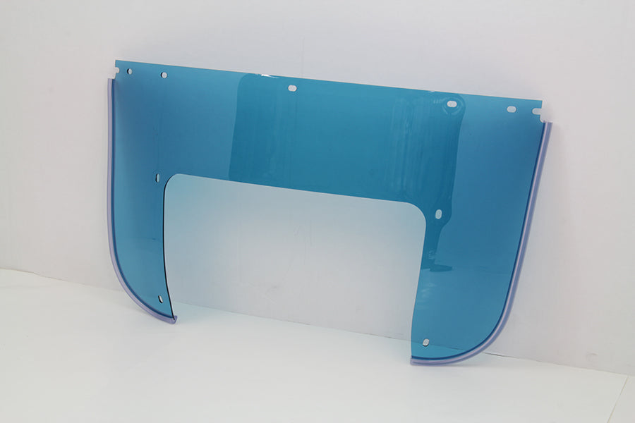 National Cycle Beaded Lower Windshield Blue for Harley Davidson FL Models