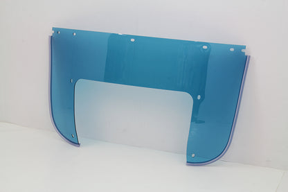 National Cycle Beaded Lower Windshield Blue for Harley Davidson FL Models